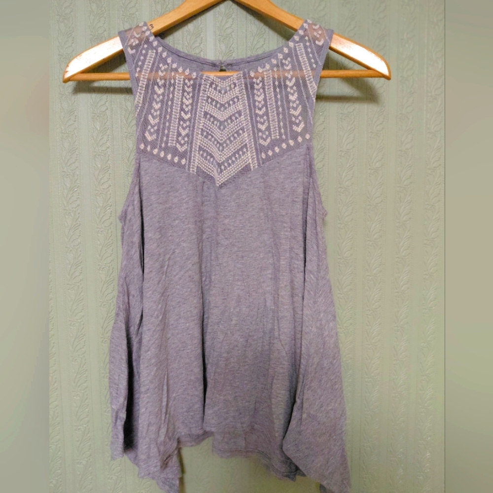 AMERICAN EAGLE Gray Sleeveless Women's Top